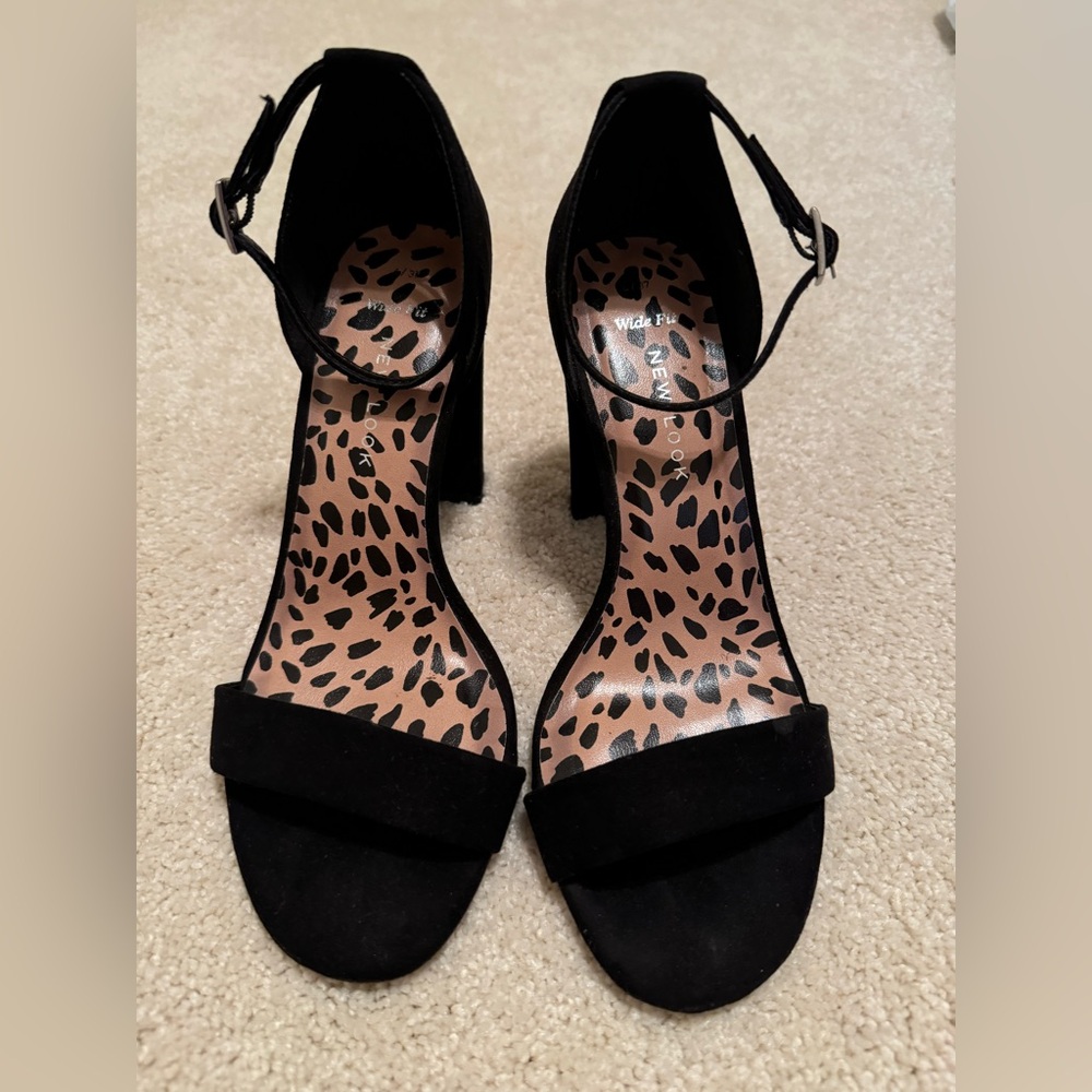 New Look Black High Heel Sandals
